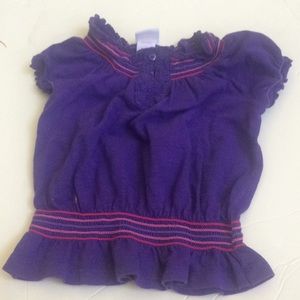 Little girls circo peasant blouse 2t